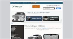 Desktop Screenshot of chrysler300cstore.co.uk