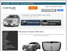 Tablet Screenshot of chrysler300cstore.co.uk